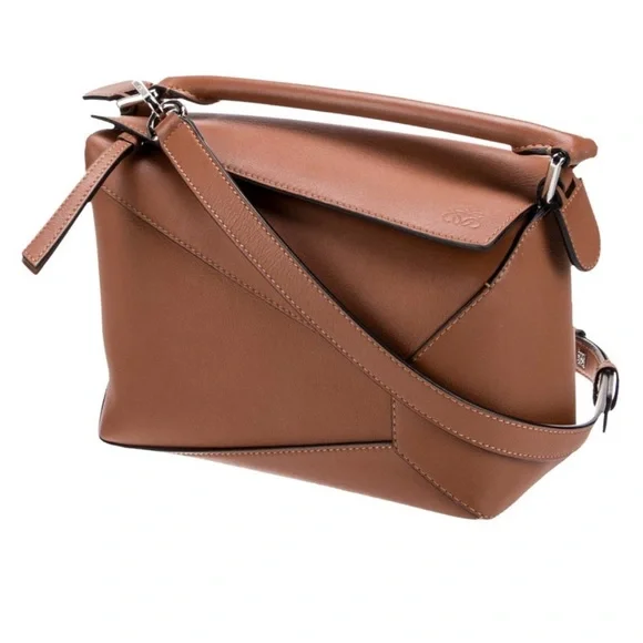 Loewe Brown Puzzle Edge Medium Purse with Adjustable Strap - Picture 7 of 8